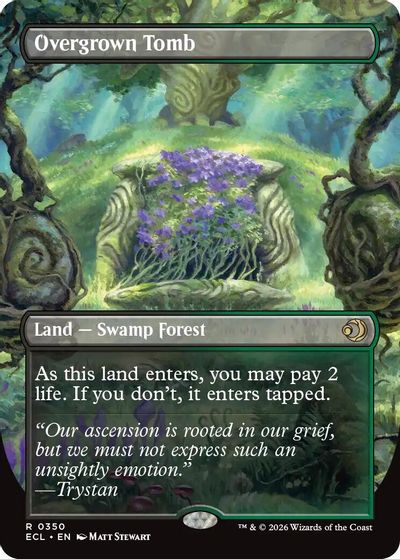 Overgrown Tomb (Borderless) card art