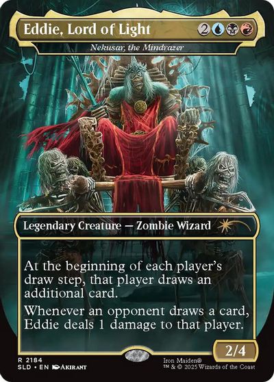 Eddie, Lord of Light - Nekusar, the Mindrazer card art