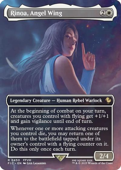 Rinoa, Angel Wing (Borderless) card art