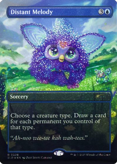 Distant Melody (2326) (Confetti Foil) card art