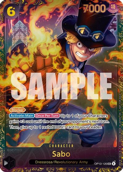 Sabo (Store Treasure Cup 2025) card art