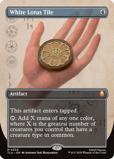 White Lotus Tile (Borderless) card art