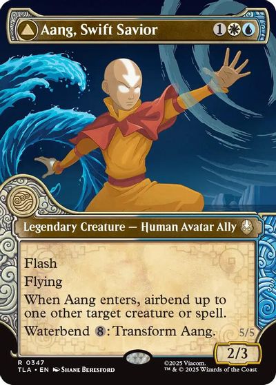 Aang, Swift Savior (Showcase) card art