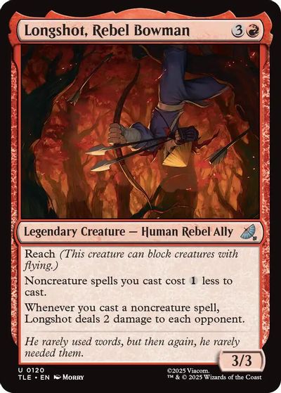 Longshot, Rebel Bowman card art