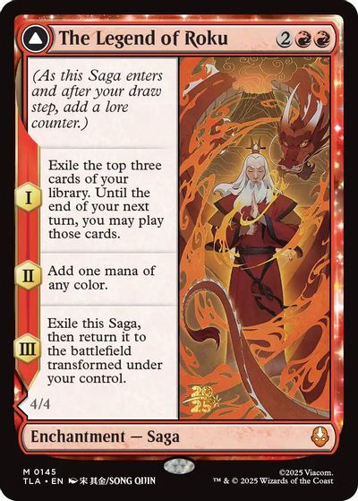The Legend of Roku card art