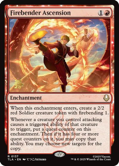 Firebender Ascension card art