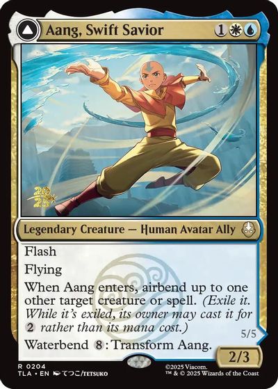Aang, Swift Savior card art