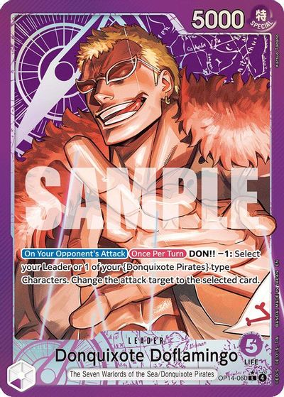 Donquixote Doflamingo - OP14-060 (Alternate Art) card art
