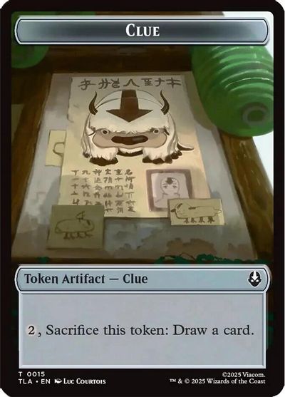 Clue (0015) // Spirit (0003) Double-Sided Token card art