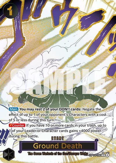 Ground Death (Alternate Art) card art