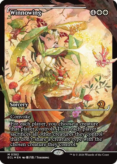 Winnowing (Showcase) card art
