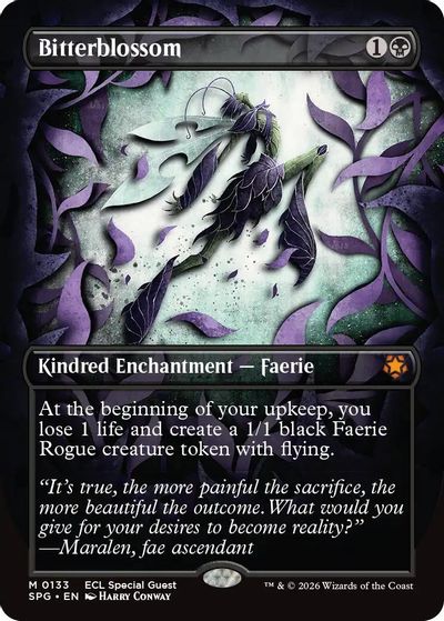 Bitterblossom (Borderless) card art