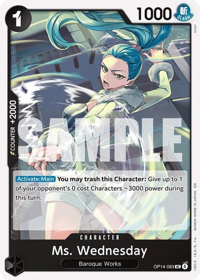 Ms. Wednesday card art