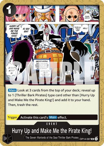 Hurry Up and Make Me the Pirate King! card art