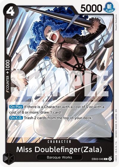 Miss Doublefinger(Zala) card art
