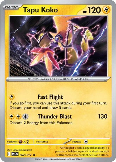 Tapu Koko card art