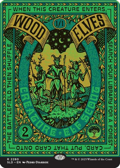 Wood Elves (2280) card art