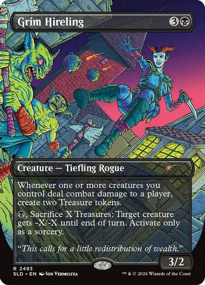 Grim Hireling card art