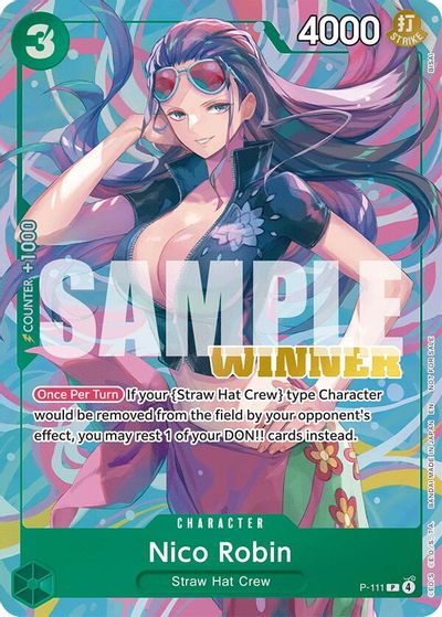 Nico Robin (Heroines Battle Winner Pack) card art
