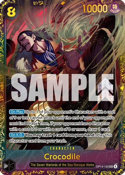 Crocodile - OP14-120 (CS26-27 Regionals Season 1) card art