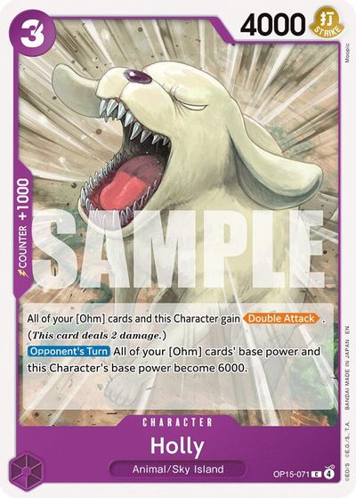 Holly card art