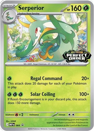 Serperior - 064 [Staff] card art