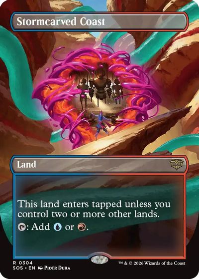 Stormcarved Coast (Borderless) card art