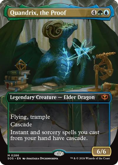 Quandrix, the Proof (Borderless) card art