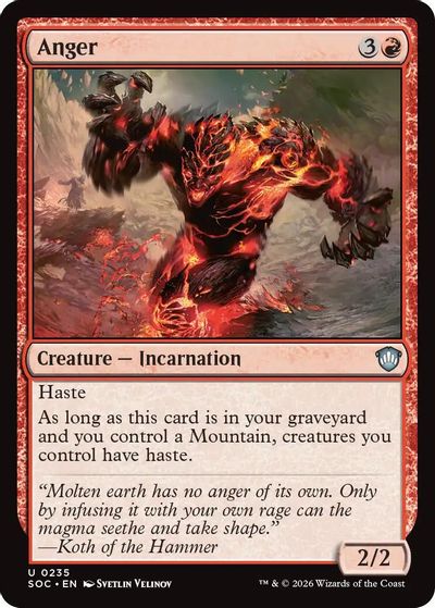 Anger card art