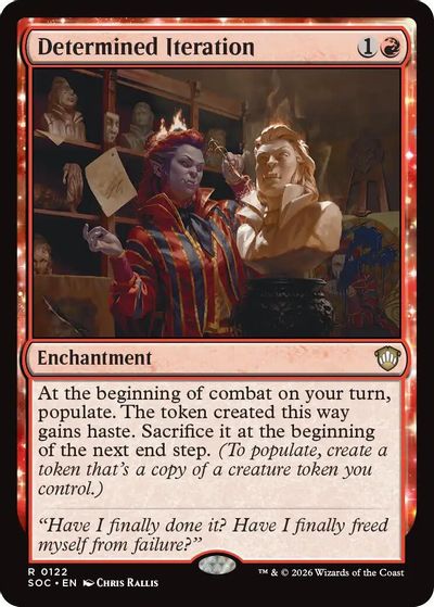 Determined Iteration card art