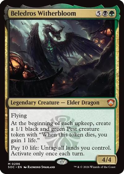 Beledros Witherbloom card art