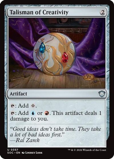Talisman of Creativity card art