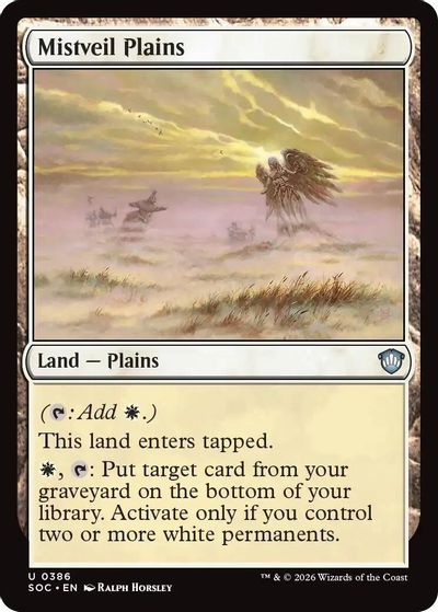 Mistveil Plains card art