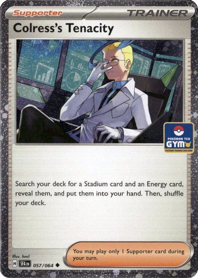 Colress's Tenacity (Gym Stamp Asia Exclusive) card art