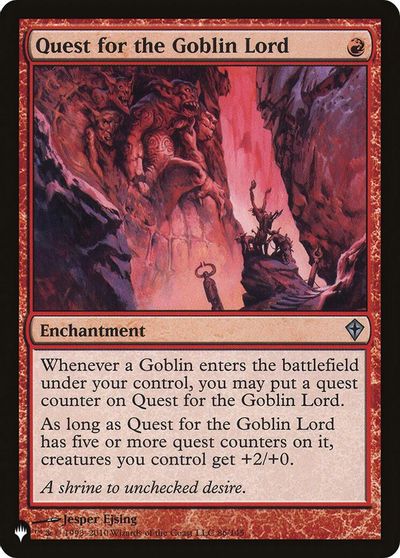 Quest for the Goblin Lord card art