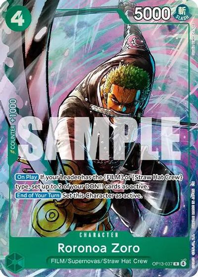 Roronoa Zoro (Premium Card Collection -Best Selection Vol. 6-) card art