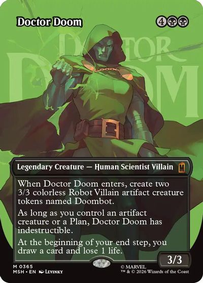 Doctor Doom (Borderless) (365) card art