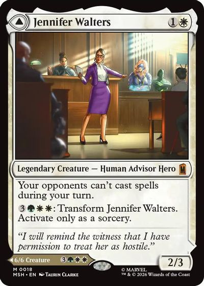Jennifer Walters card art