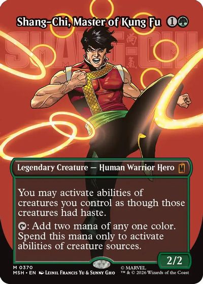 Shang-Chi, Master of Kung Fu (Borderless) (0370) card art