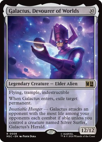 Galactus, Devourer of Worlds (Surge Foil) card art