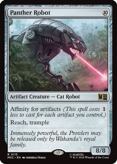Panther Robot (Surge Foil) card art