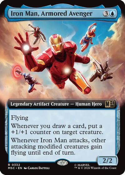 Iron Man, Armored Avenger (Extended Art) card art
