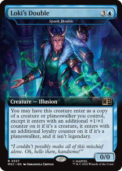 Loki's Double - Spark Double (Extended Art) card art