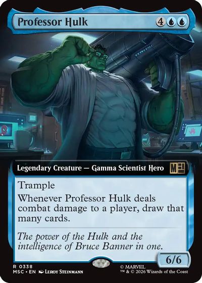 Professor Hulk (Extended Art) card art