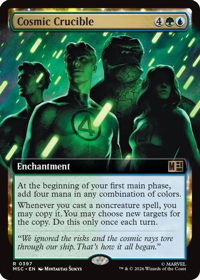 Cosmic Crucible (Extended Art) card art