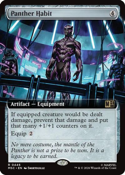 Panther Habit (Extended Art) card art