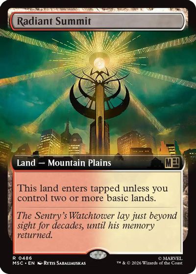Radiant Summit (Extended Art) card art