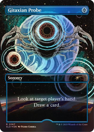 Gitaxian Probe (2067) (Rainbow Foil) card art