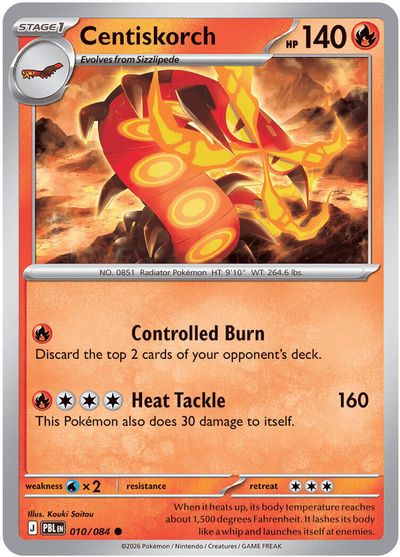 Centiskorch card art