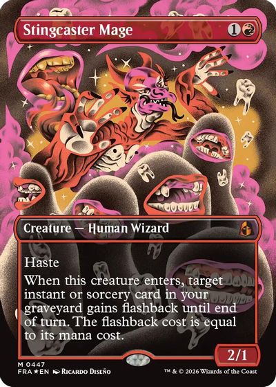 Stingcaster Mage (Borderless) (0447) card art